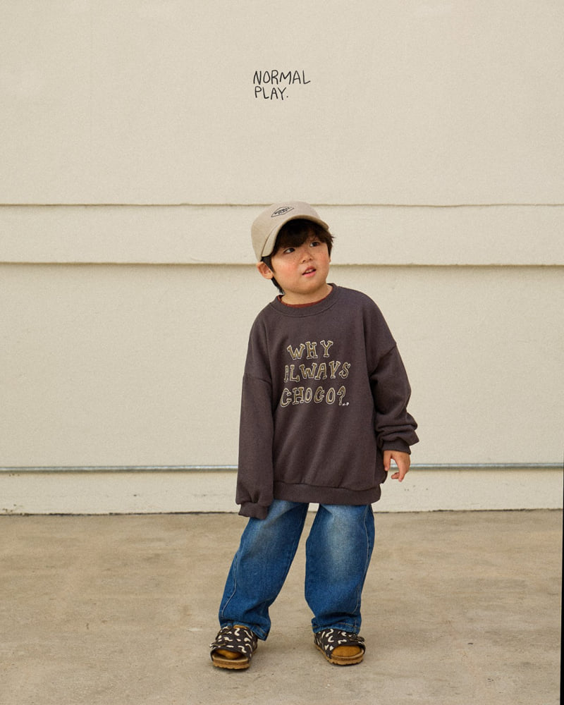 Normalplay - Korean Children Fashion - #todddlerfashion - Choco Sweatshirt - 11