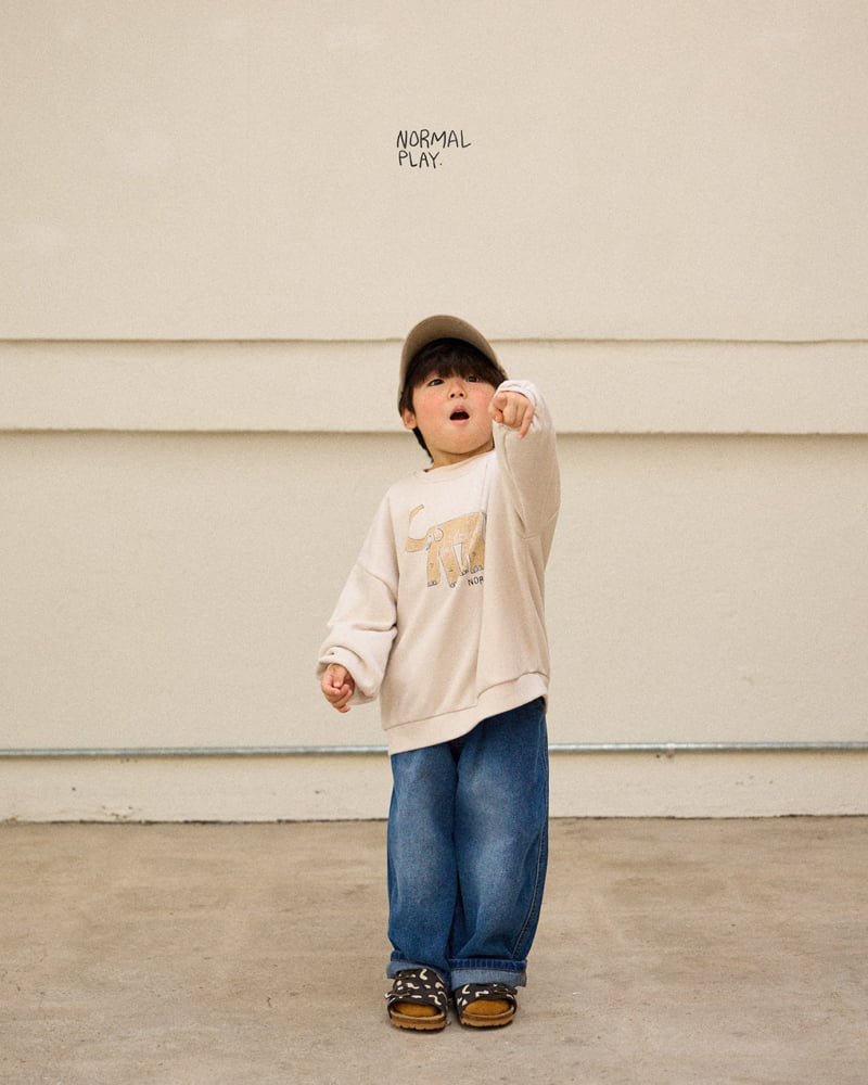Normalplay - Korean Children Fashion - #toddlerclothing - Elephant Sweatshirt - 12