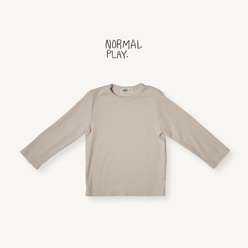 Normalplay - Korean Children Fashion - #toddlerclothing - Lovely Ribbed Tee - 6