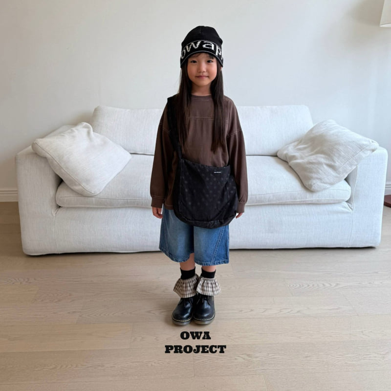 O Wa - Korean Children Fashion - #Kfashion4kids - Cut 8-Part Denim Pants - 9