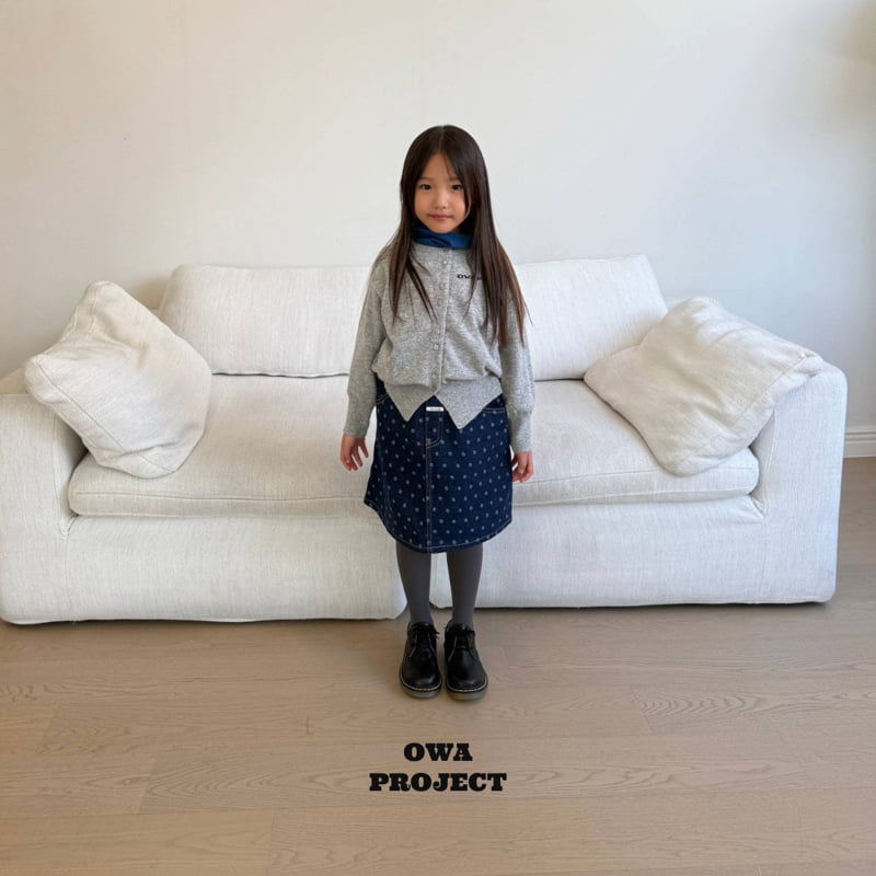 O Wa - Korean Children Fashion - #Kfashion4kids - Middle Denim Skirt - 11