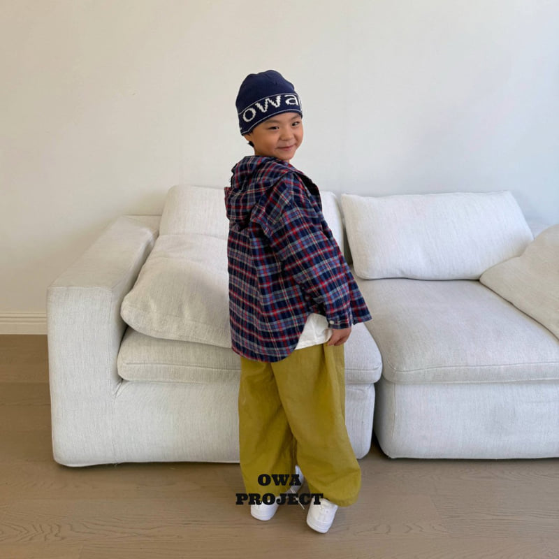 O Wa - Korean Children Fashion - #childofig - Hooded Check Shirt - 8