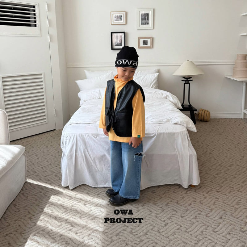 O Wa - Korean Children Fashion - #childofig - Ripped Denim Pants - 8