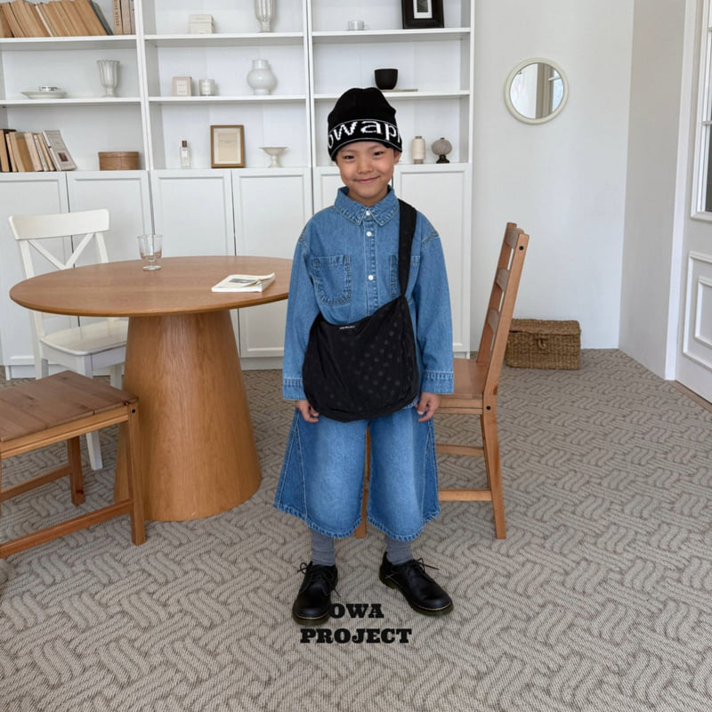 O Wa - Korean Children Fashion - #childofig - Pocket Denim Shirt - 6