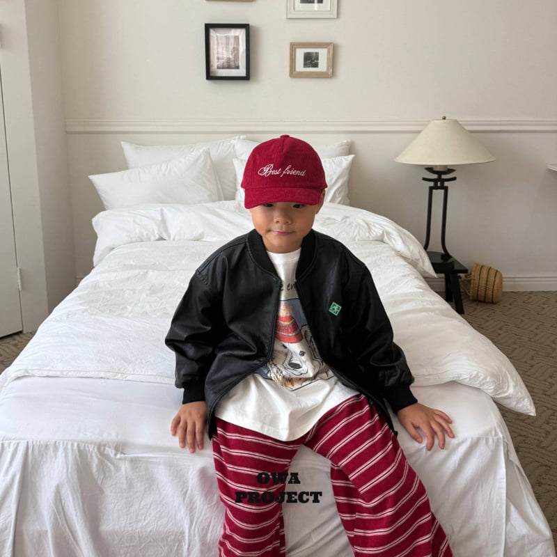 O Wa - Korean Children Fashion - #childrensboutique - Leather Jumper - 7
