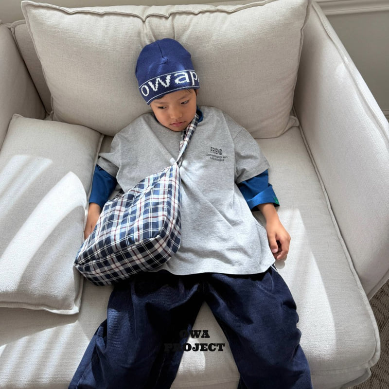 O Wa - Korean Children Fashion - #childofig - Blue Corduroy Pants - 4