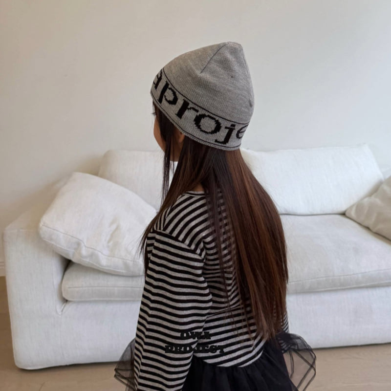 O Wa - Korean Children Fashion - #designkidswear - Stripe Tulle Tee - 10