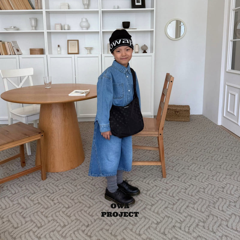 O Wa - Korean Children Fashion - #designkidswear - Pocket Denim Shirt - 8