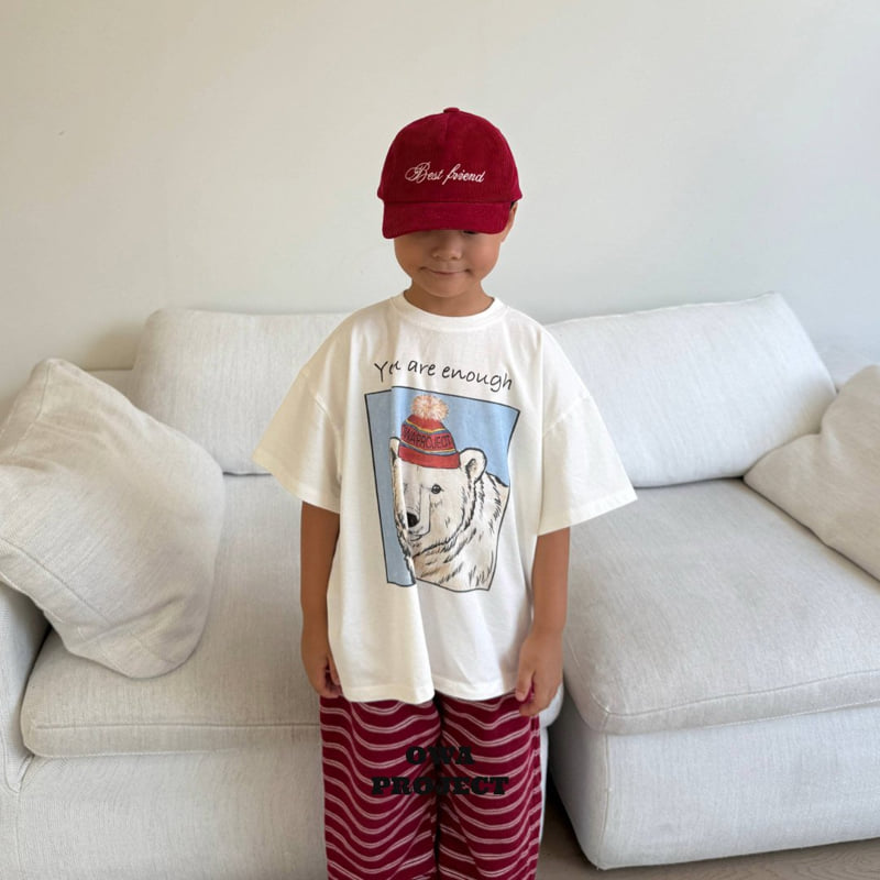 O Wa - Korean Children Fashion - #discoveringself - Polar Bear Tee - 4