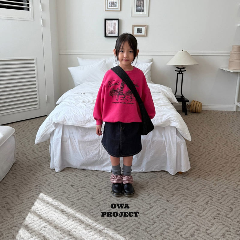 O Wa - Korean Children Fashion - #fashionkids - Middle Denim Skirt - 7