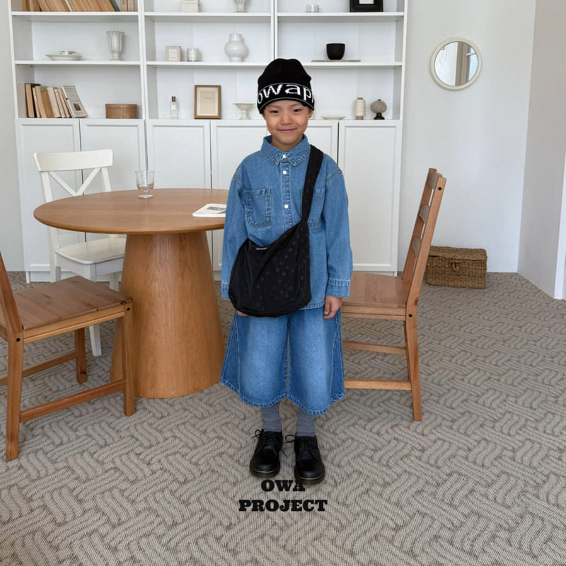 O Wa - Korean Children Fashion - #kidsshorts - Cut 8-Part Denim Pants - 6