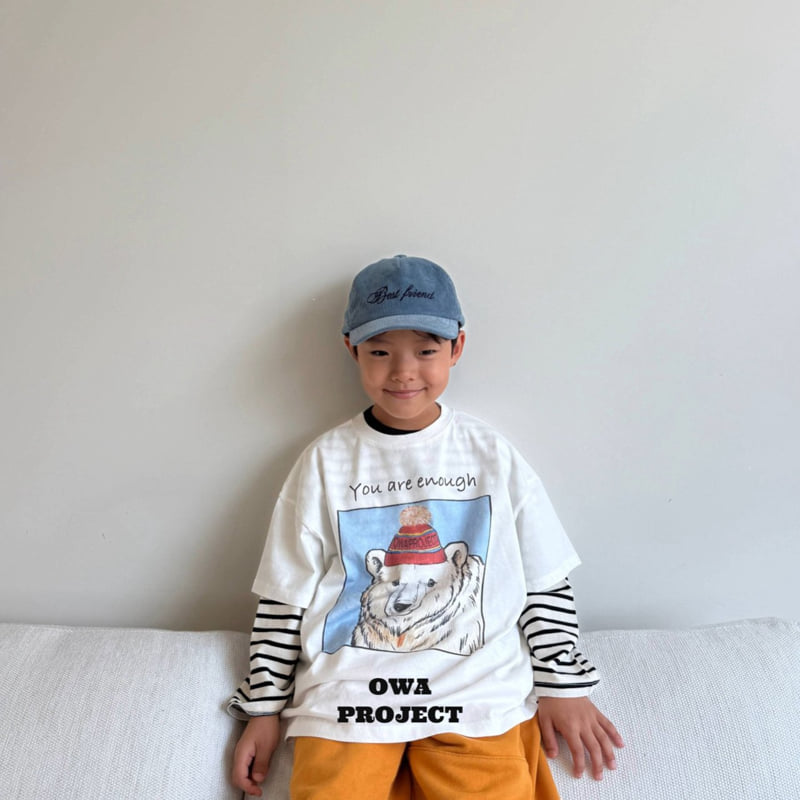 O Wa - Korean Children Fashion - #kidsstore - Polar Bear Tee - 6