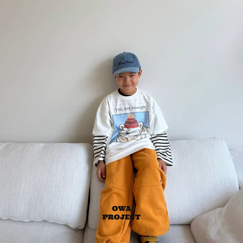 O Wa - Korean Children Fashion - #littlefashionista - Polar Bear Tee - 9