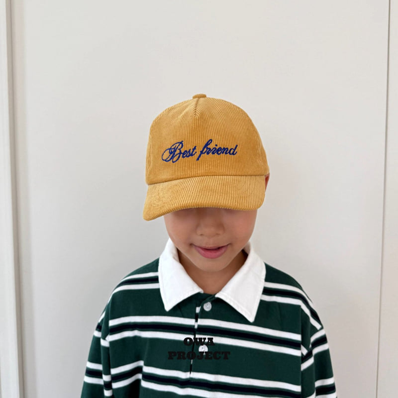 O Wa - Korean Children Fashion - #stylishchildhood - Corduroy Cap - 3