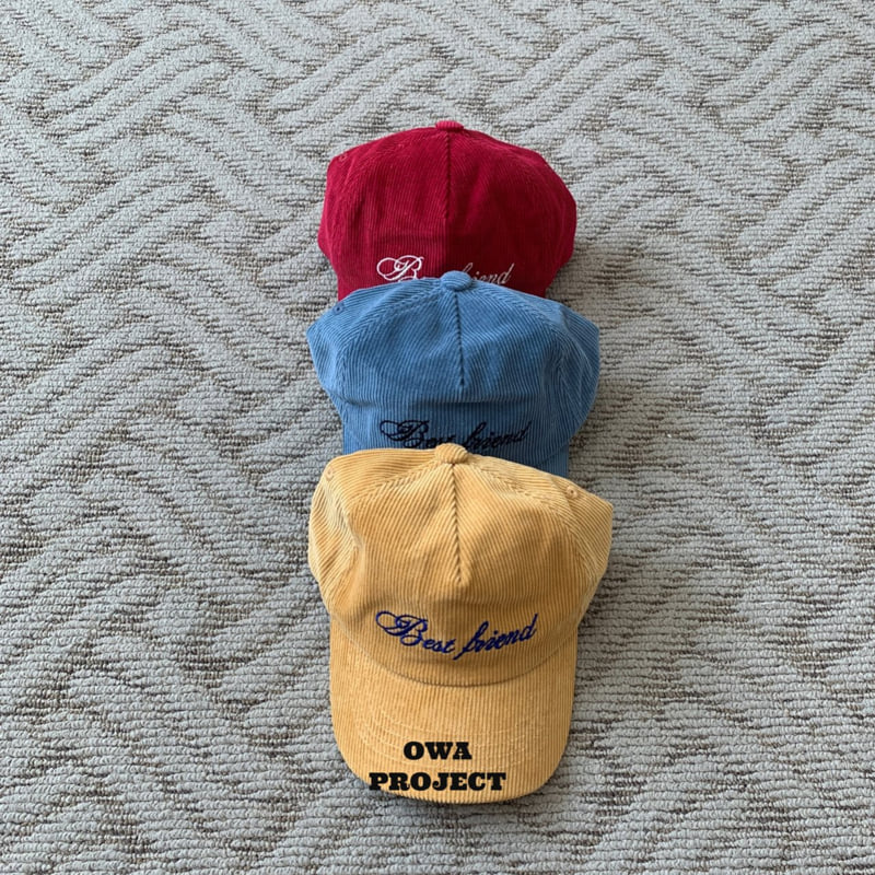 O Wa - Korean Children Fashion - #toddlerclothing - Corduroy Cap - 2