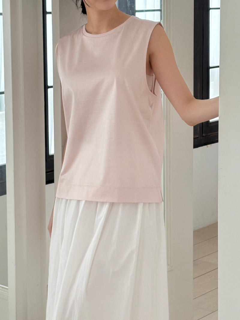 Ohao - Korean Women Fashion - #momslook - Angel Silket Sleeveless - 5