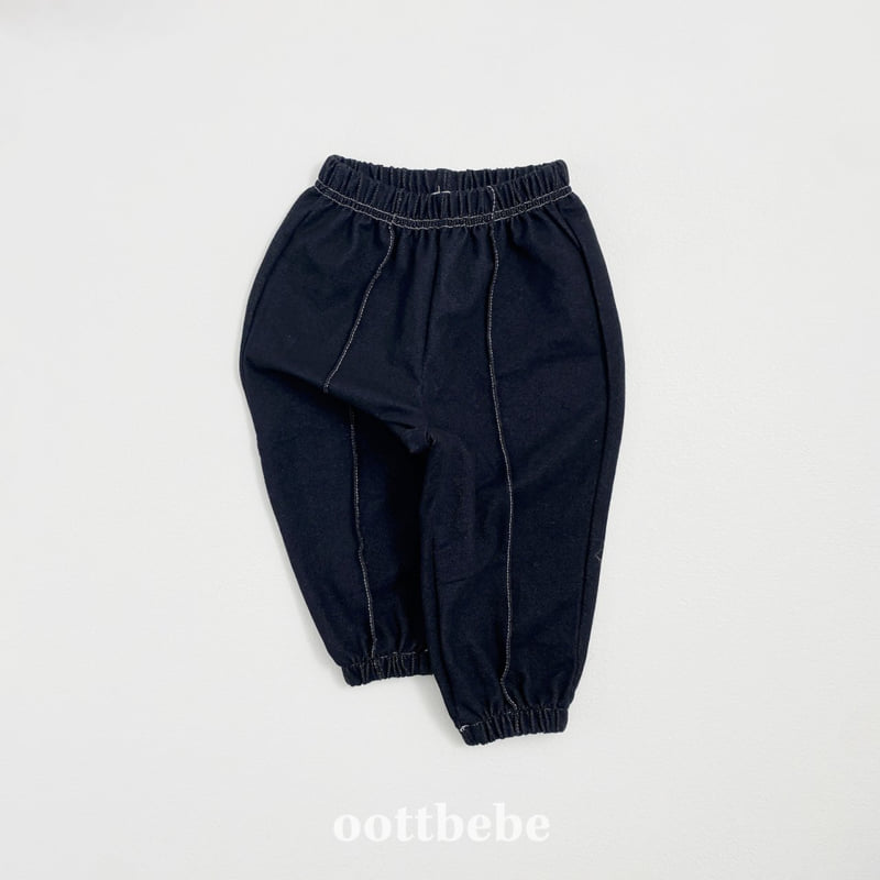 Oott Bebe - Korean Baby Fashion - #babyootd - Indigo Span Pintuck Pants - 7