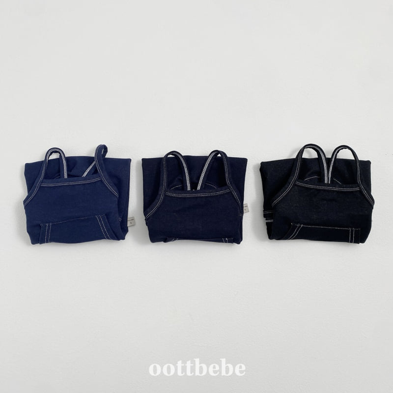 Oott Bebe - Korean Baby Fashion - #babyoutfit - Indigo Span Suit - 10