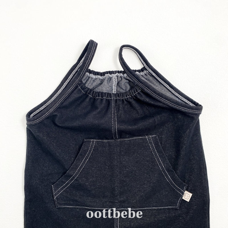 Oott Bebe - Korean Baby Fashion - #babywear - Indigo Span Overalls - 9