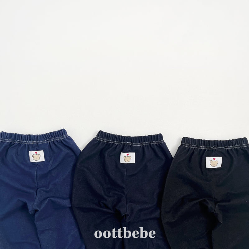 Oott Bebe - Korean Baby Fashion - #onlinebabyboutique - Indigo Span Pintuck Pants - 11