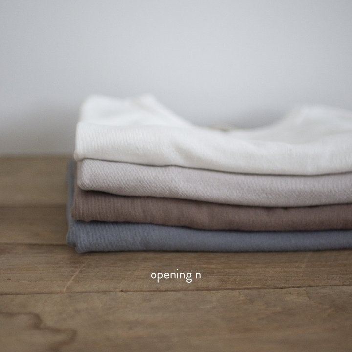 Opening & - Korean Baby Fashion - #babyboutique - Sponge Single Tee - 5
