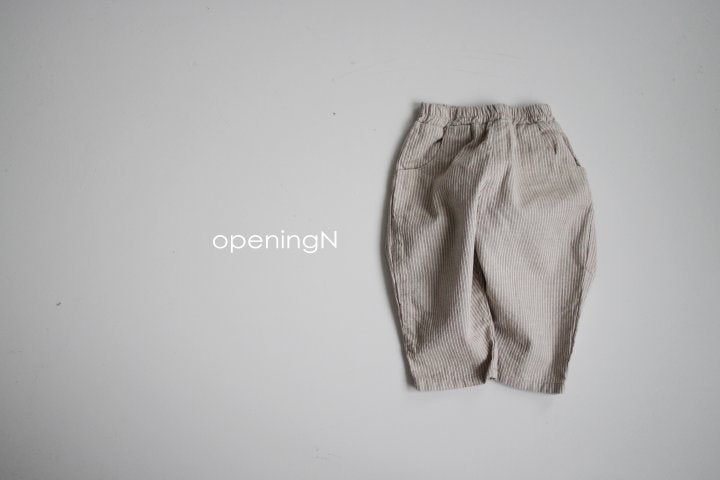 Opening & - Korean Baby Fashion - #babyboutique - Mind Stripe Pants - 2