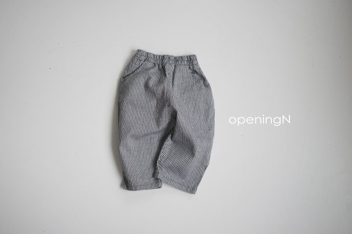 Opening & - Korean Baby Fashion - #babyboutique - Mind Stripe Pants - 3