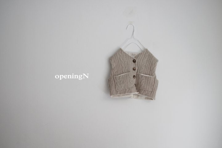 Opening & - Korean Baby Fashion - #babyboutiqueclothing - Dorothy Knit Vest
