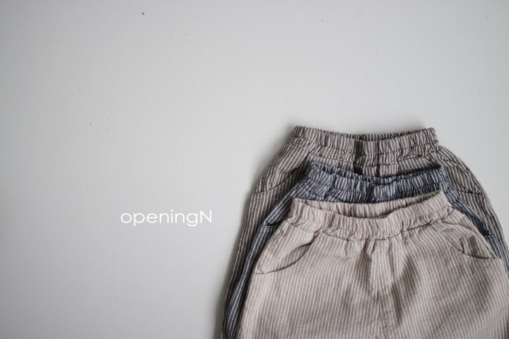 Opening & - Korean Baby Fashion - #babyboutique - Mind Stripe Pants - 4