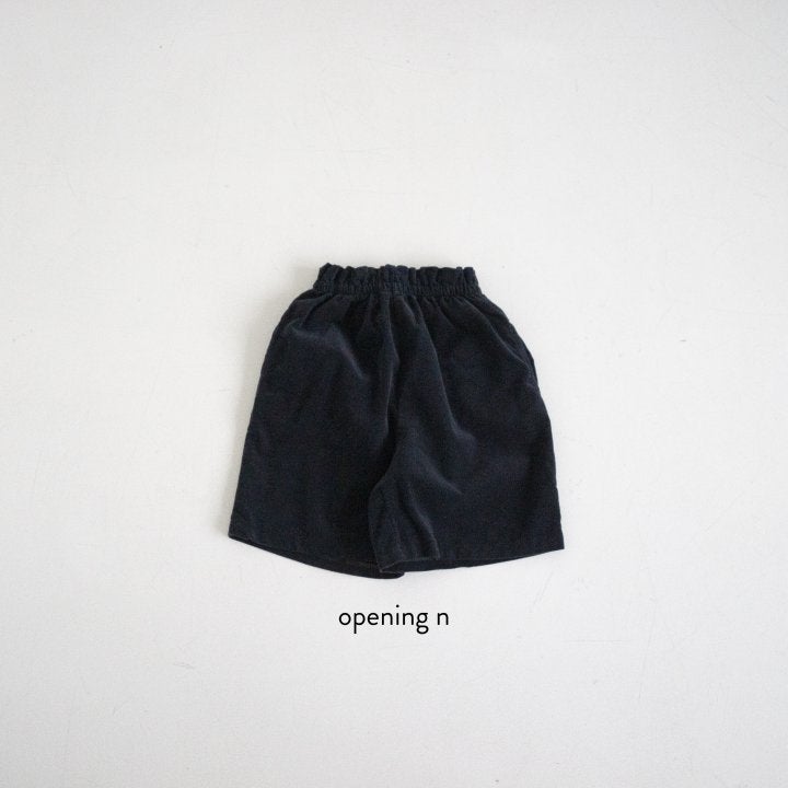 Opening & - Korean Baby Fashion - #babyboutiqueclothing - Corduroy Half Pants