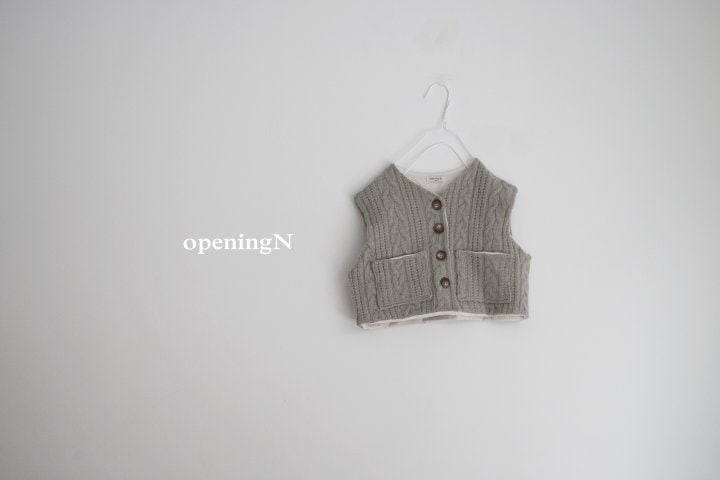 Opening & - Korean Baby Fashion - #babyclothing - Dorothy Knit Vest - 2
