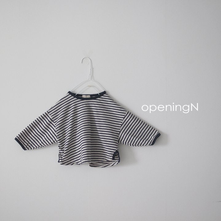 Opening & - Korean Baby Fashion - #babylifestyle - Candy Stripe Tee - 2