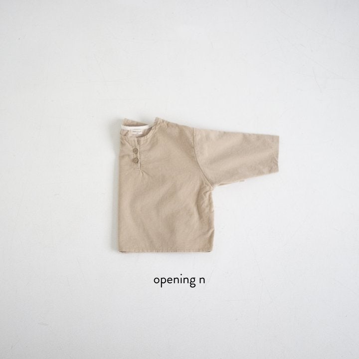 Opening & - Korean Baby Fashion - #babyoninstagram - Palm Corduroy Blouse - 2