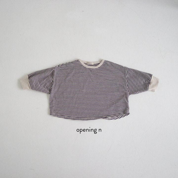 Opening & - Korean Baby Fashion - #babyoninstagram - Cotton Stripe Top