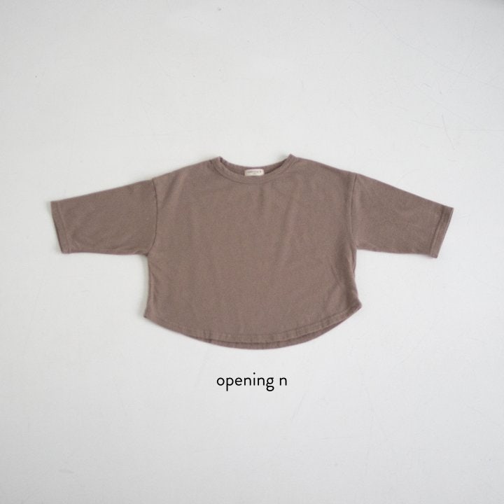 Opening & - Korean Baby Fashion - #onlinebabyboutique - Sponge Single Tee - 4