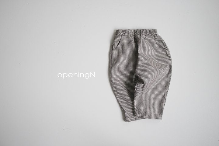 Opening & - Korean Baby Fashion - #onlinebabyshop - Mind Stripe Pants