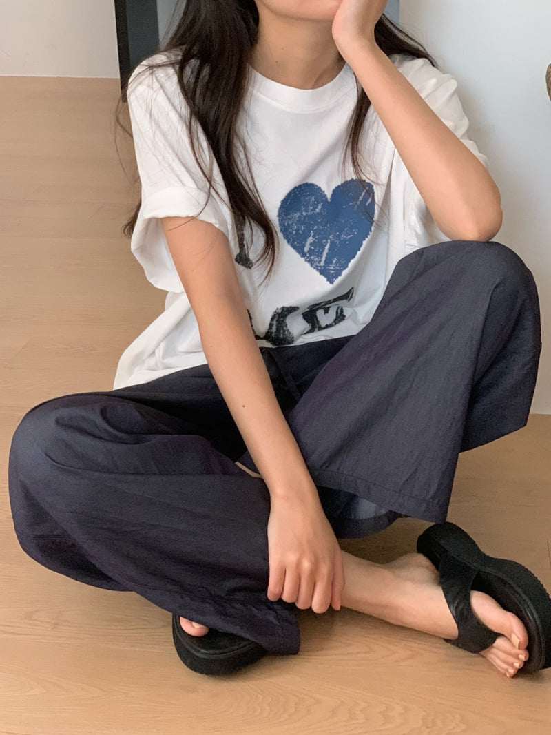 Osense - Korean Women Fashion - #momslook - I Love Me Tee - 12