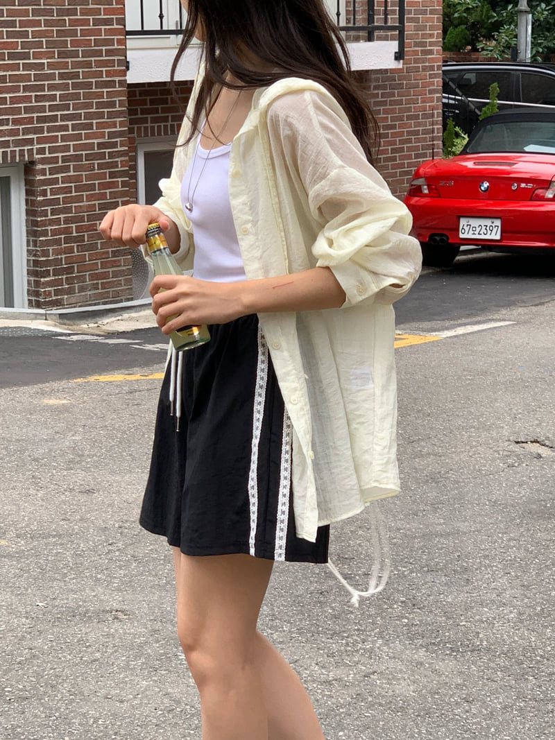 Osense - Korean Women Fashion - #vintageinspired - Fruits Hood Shirt