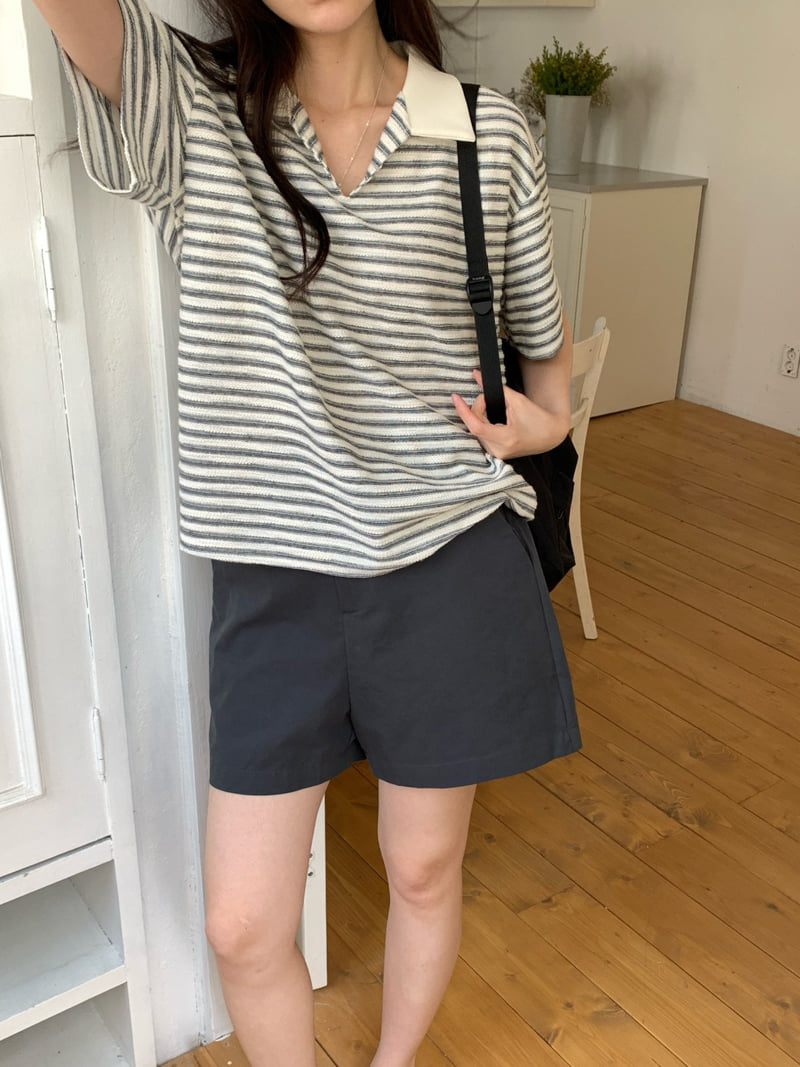 Osense - Korean Women Fashion - #vintagekidsstyle - Flat Shorts - 5