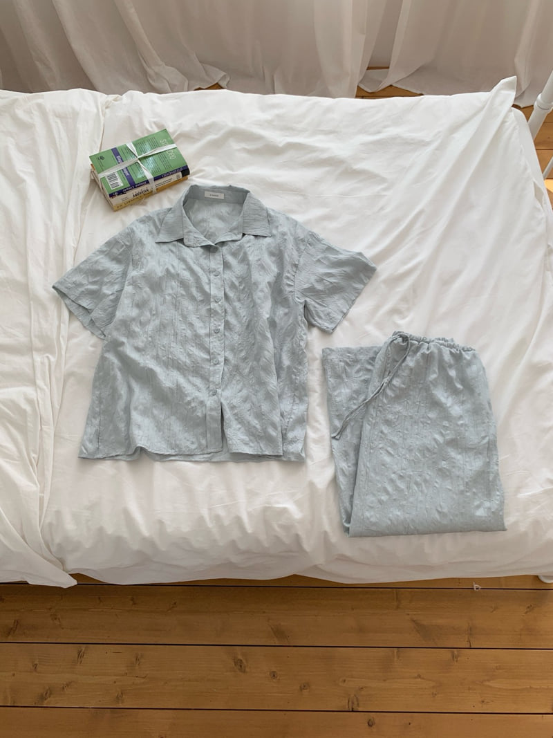 Osense - Korean Women Fashion - #womensfashion - Crease Shirt