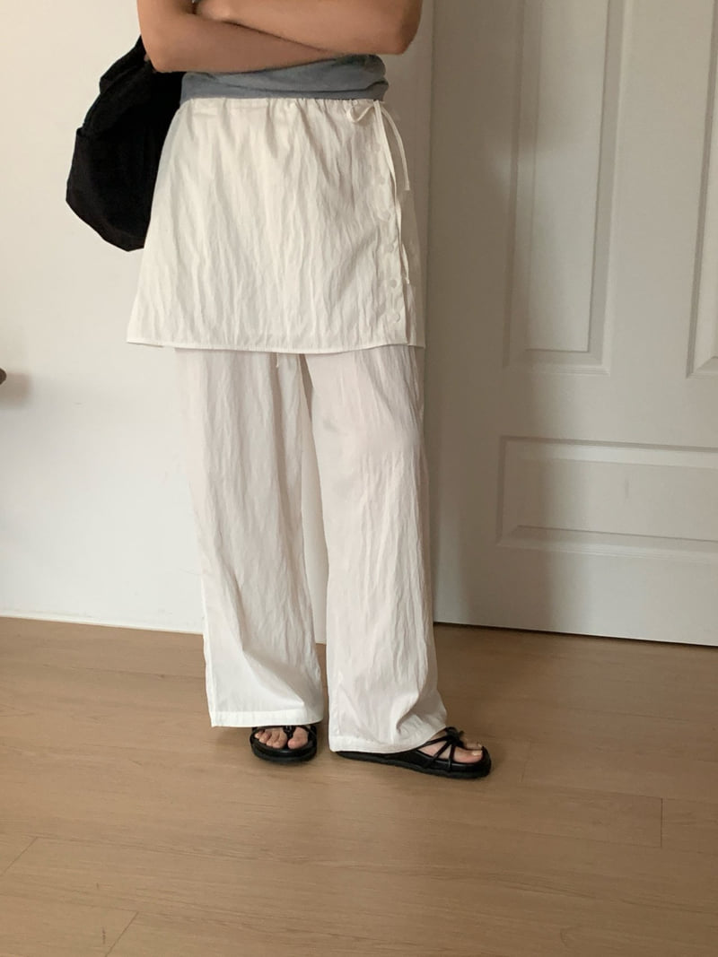 Osense - Korean Women Fashion - #womensfashion - Pairing Wrap Skirt - 9