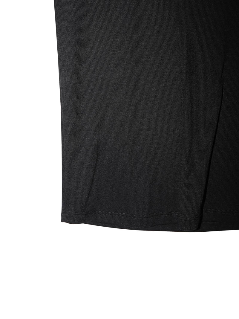 Paper Moon - Korean Women Fashion - #momslook - Ribbed Slim Crew Neck Tee - 10