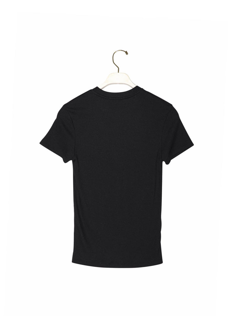 Paper Moon - Korean Women Fashion - #momslook - Ribbed Slim Crew Neck Tee - 6