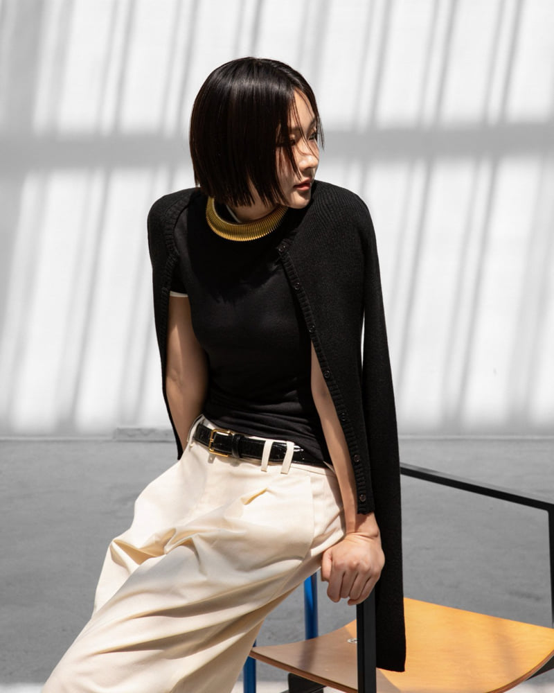 Paper Moon - Korean Women Fashion - #womensfashion - Classic Wide Fit Bermuda Trousers - 6