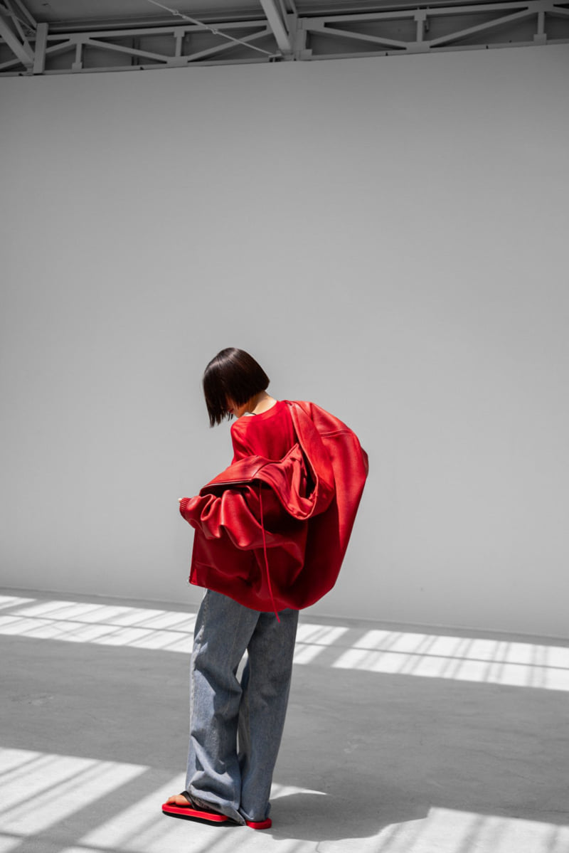 Paper Moon - Korean Women Fashion - #womensfashion - Oversized Hooded Zip-Up Jacket - 2
