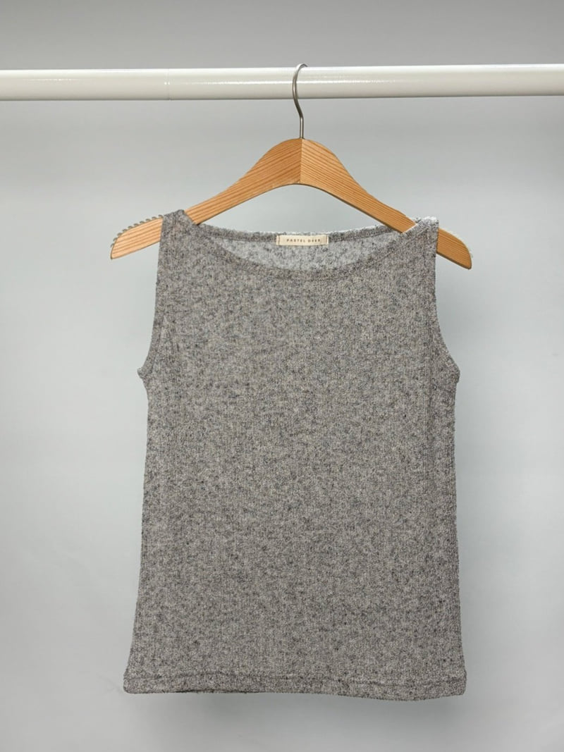 Pastel Deer - Korean Women Fashion - #momslook - Sugar Boat Neck Sleeveless - 3
