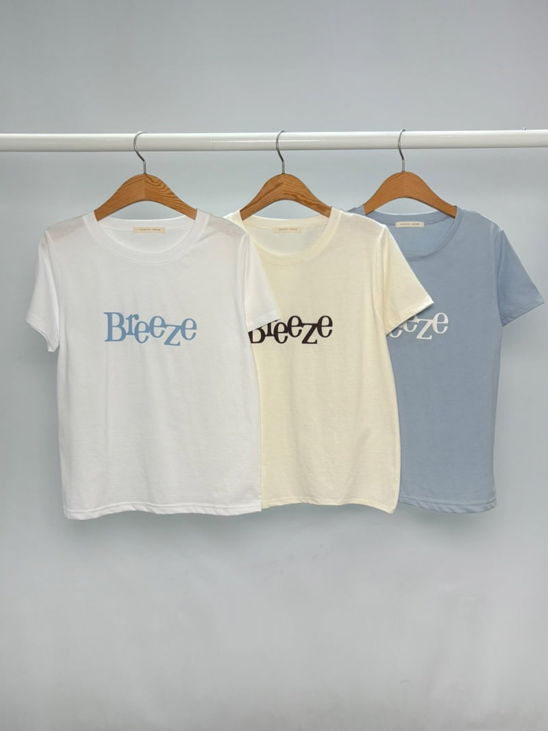 Pastel Deer - Korean Women Fashion - #momslook - Breeze Short Sleeve Tee - 2