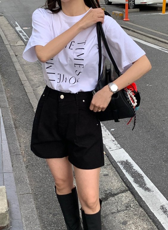 Pastel Deer - Korean Women Fashion - #momslook - Sometimes Short Sleeve Tee - 3