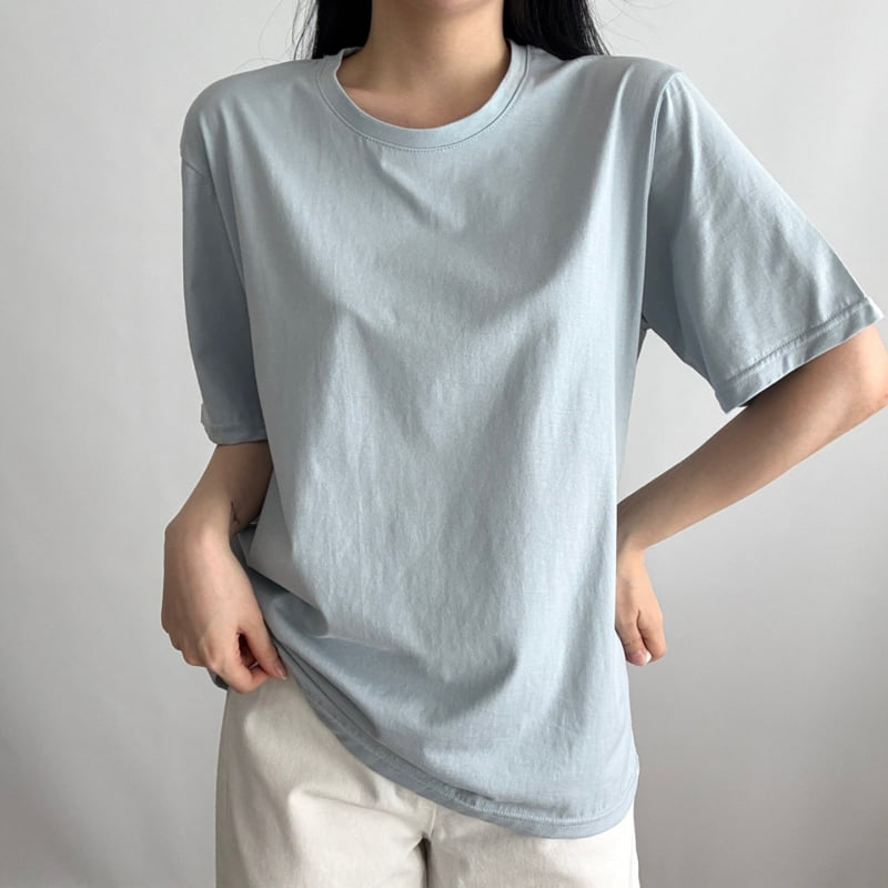 Pastel Deer - Korean Women Fashion - #womensfashion - Soft Classic Short Sleeve Tee - 4