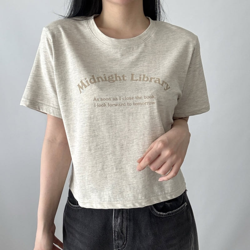 Pastel Deer - Korean Women Fashion - #momslook - Midnight Short Sleeve Tee - 3